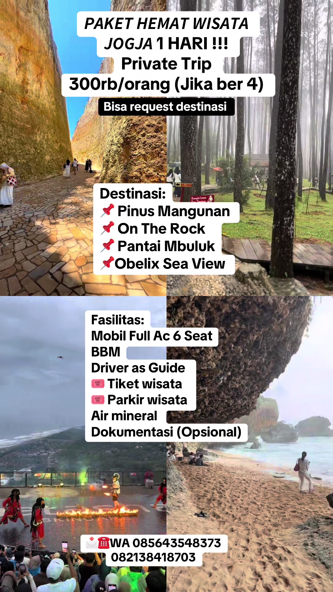 @PAKET WISATA DIJOGJA