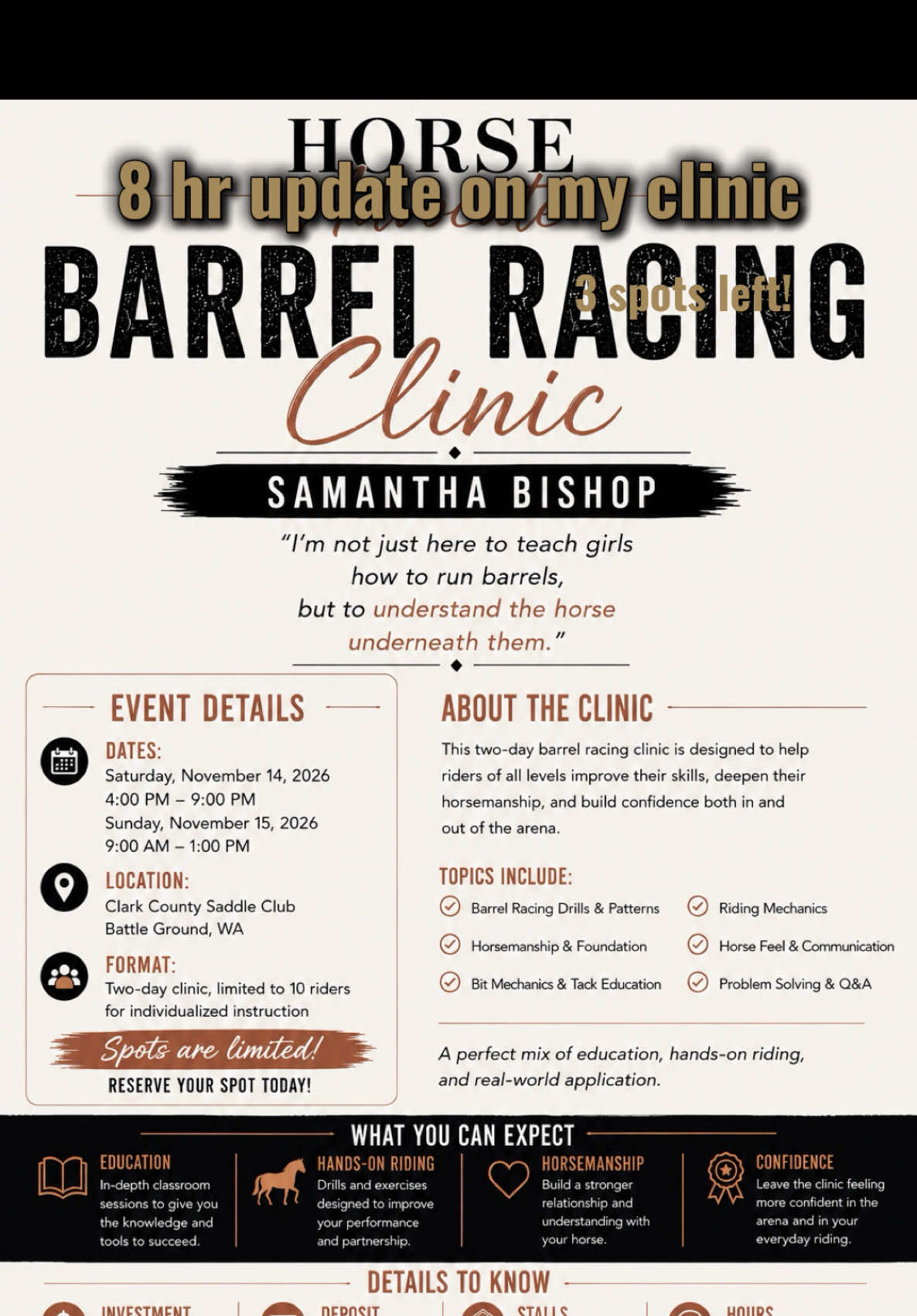 @SAMANTHA | BARREL RACING