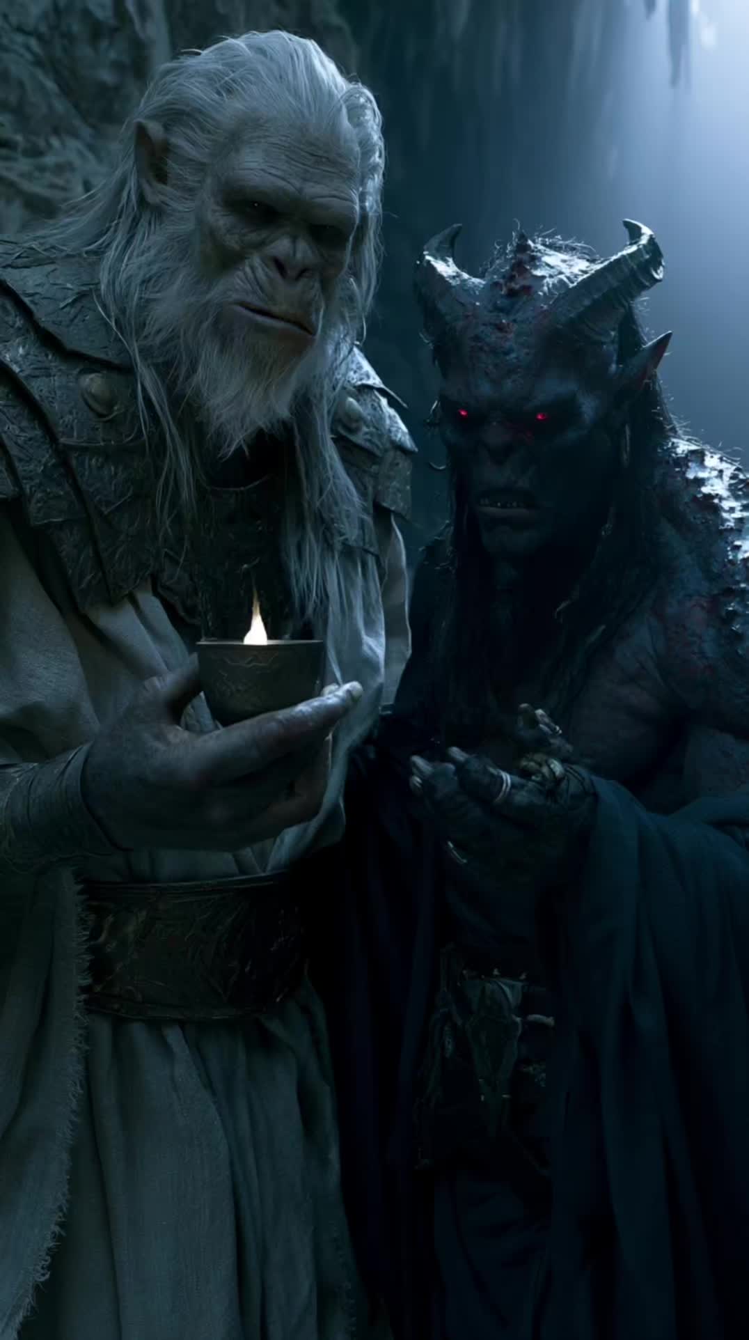 @Dark Fantasy. AI angels, demon