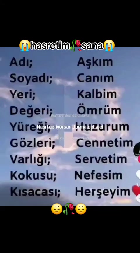 @{♤&♧}😭(HASRETİM😥SANA😭)