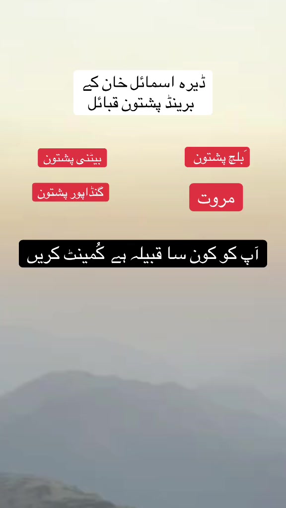 @⚔️قبیلہ بلچ پختون⚔️