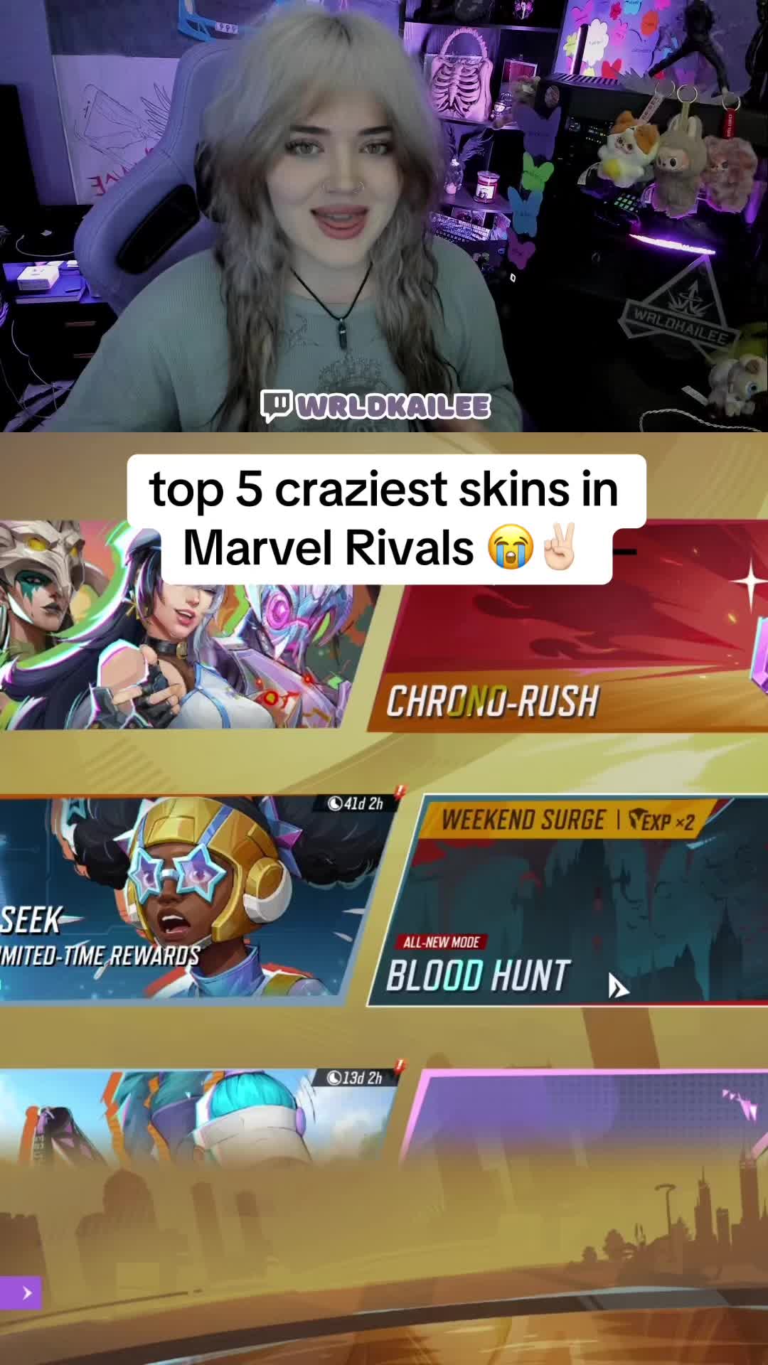 @wrldkailee on twitch‼️