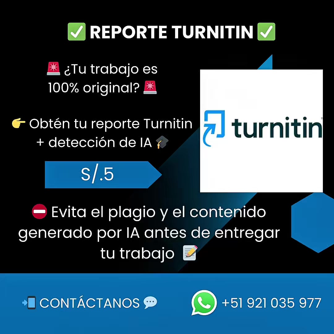 @TurniCheck | Servicio Turnitin