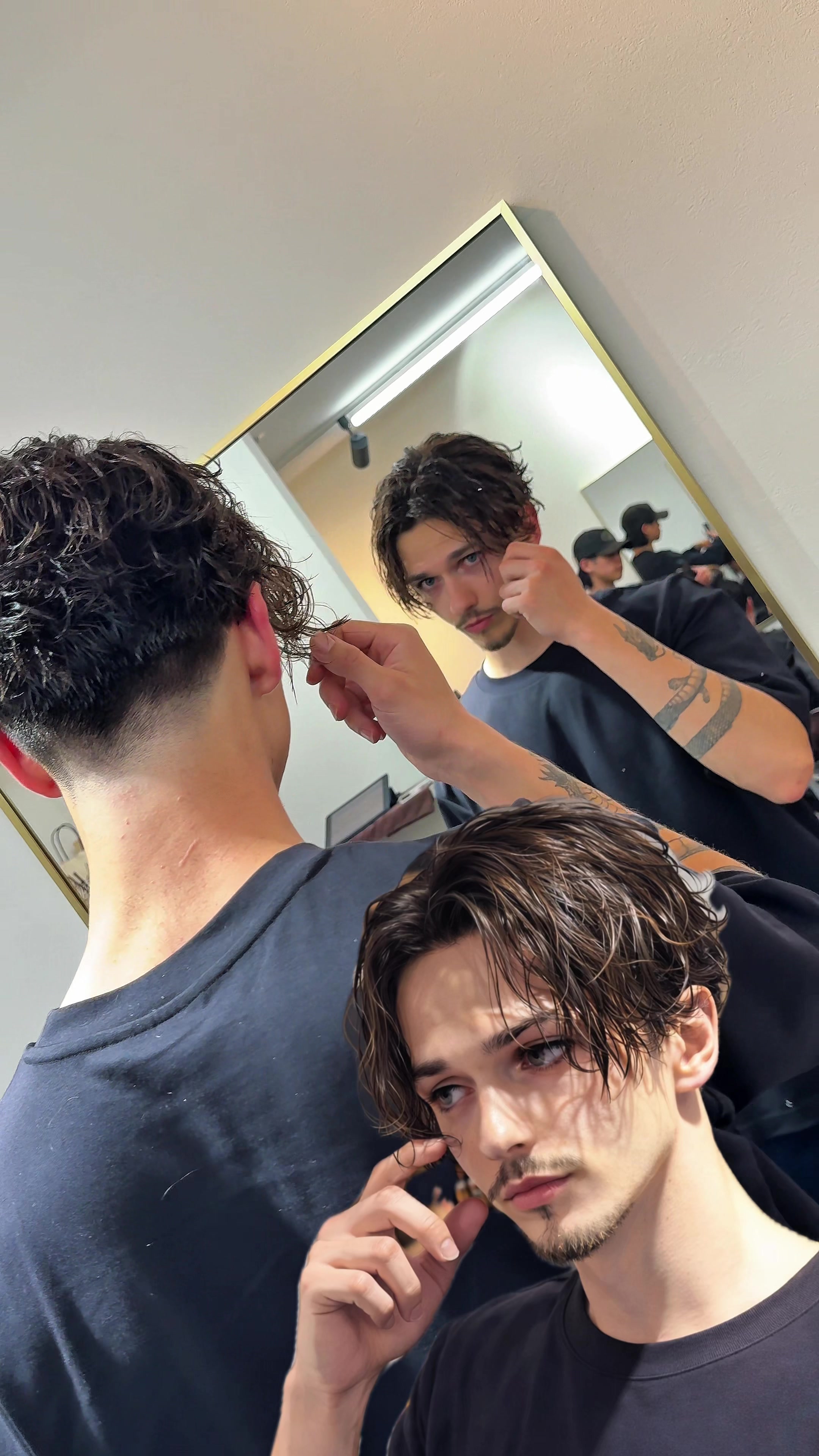 @海外風ヘア職人　KENT .【スペインカール.短髪】