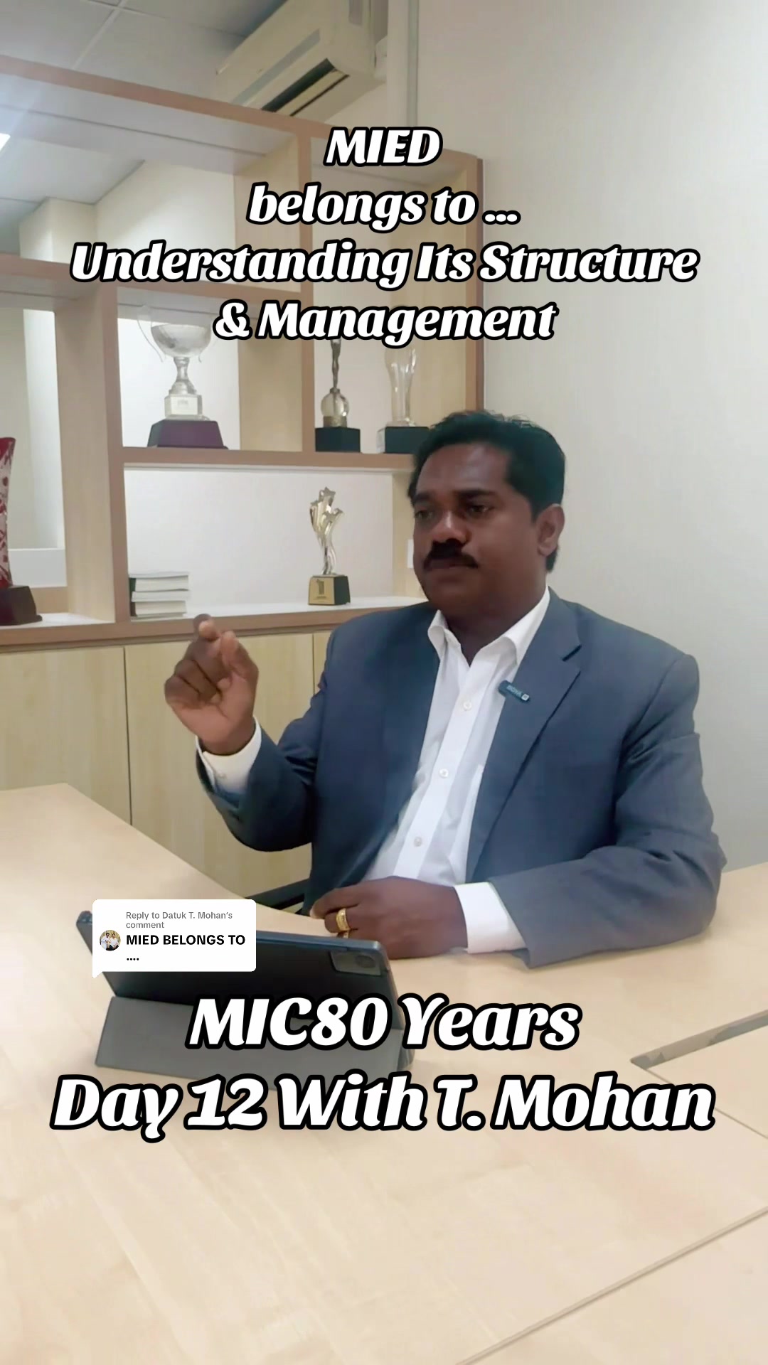 @Datuk T. Mohan