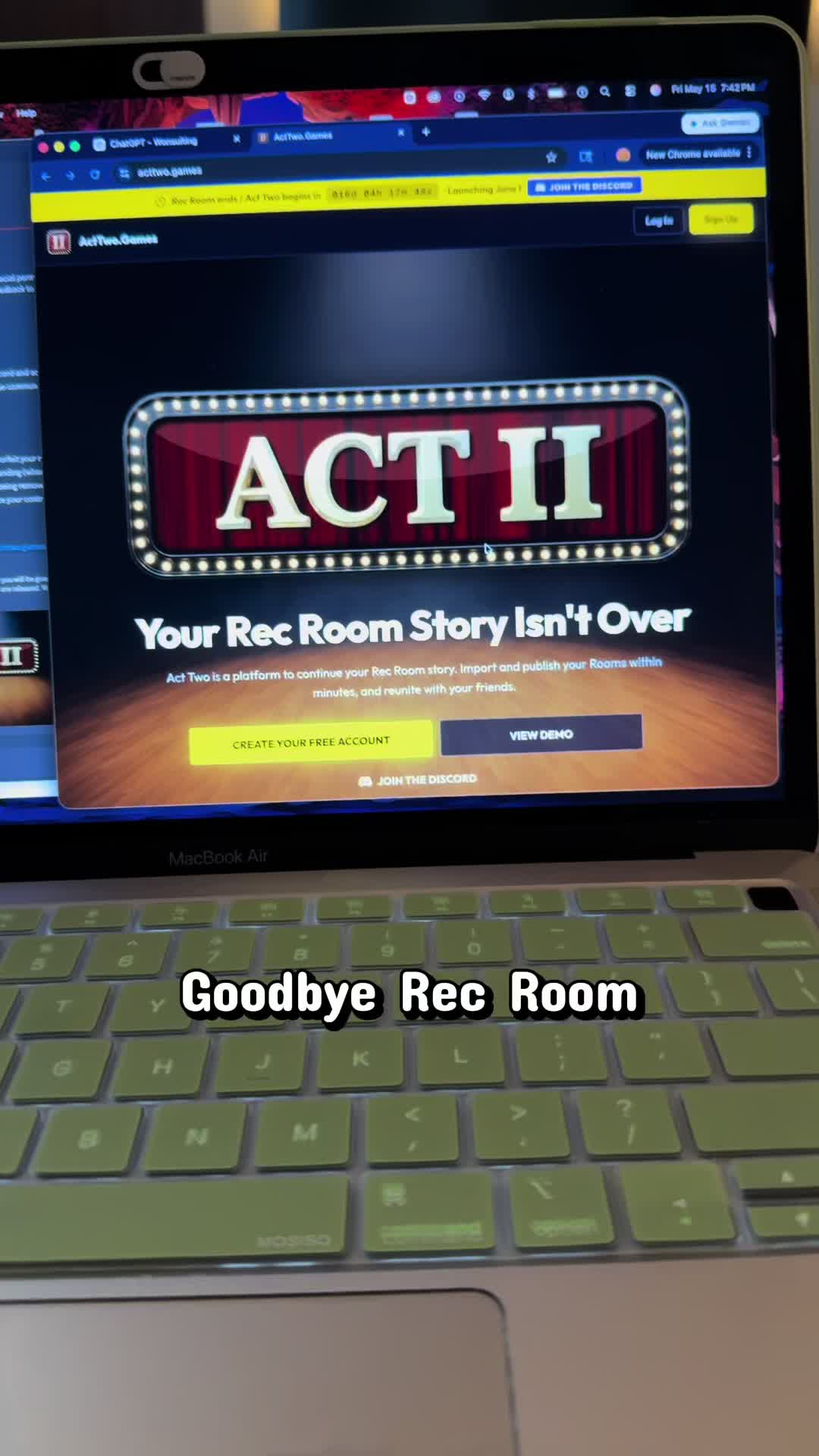 @Meagan | Act Two & Rec Room