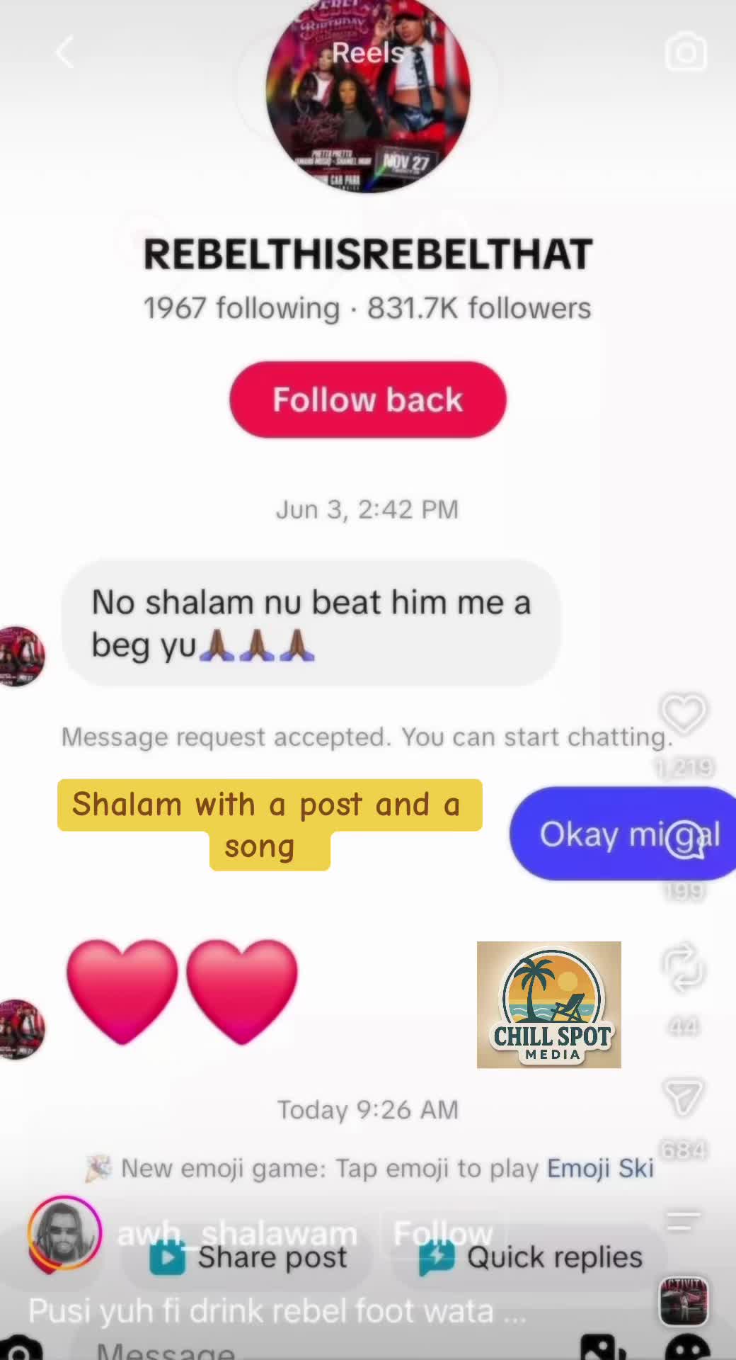 @𝓒𝓱𝓲𝓵𝓵 𝓢𝓹𝓸𝓽 𝓜𝓮𝓭𝓲𝓪