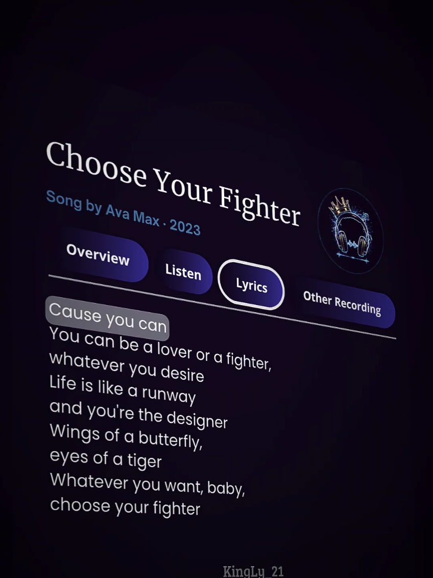 @King Lyrics21