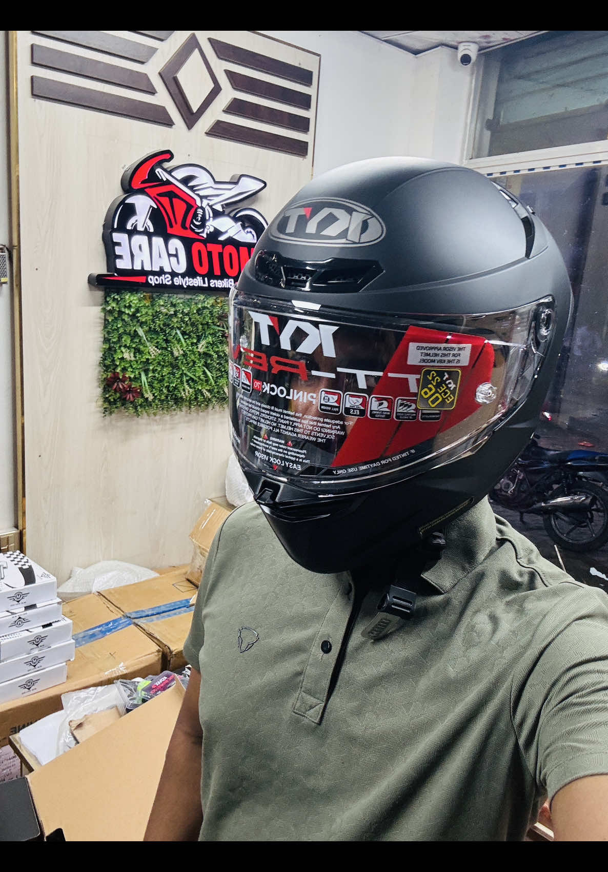 @Moto care bike shop.