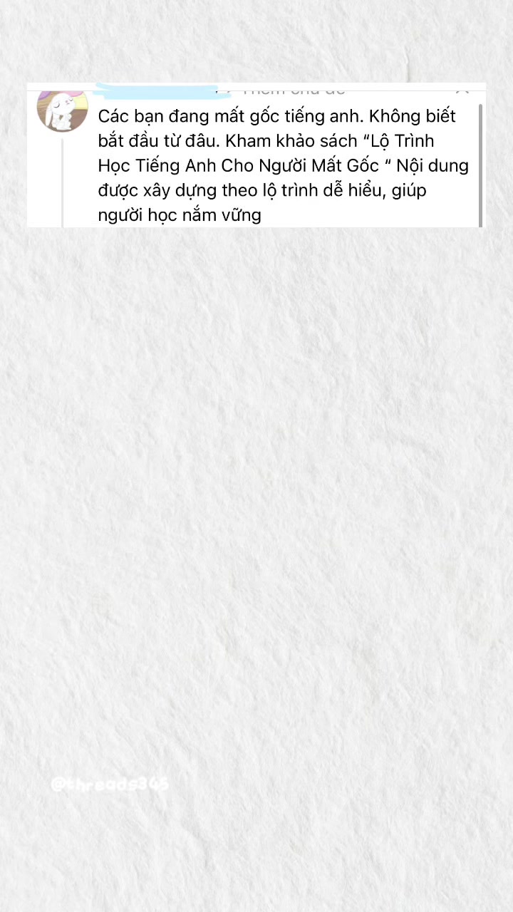 @Threads kể chuyện