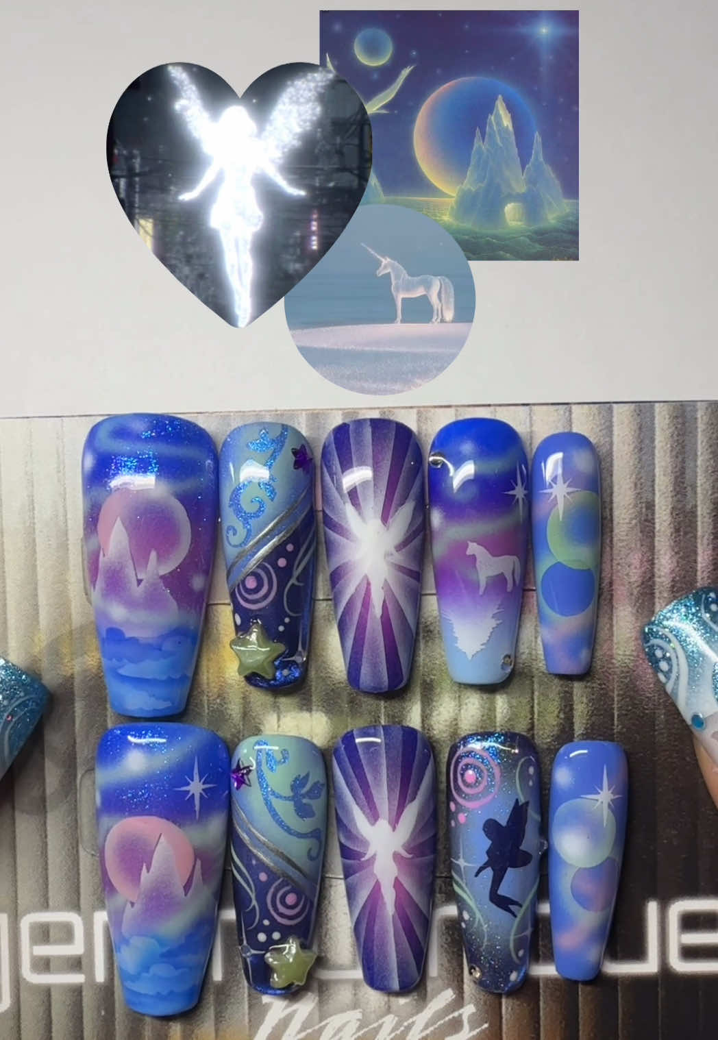 @Geranium Duet Nails ๐ง๐ชฉ๐งธ