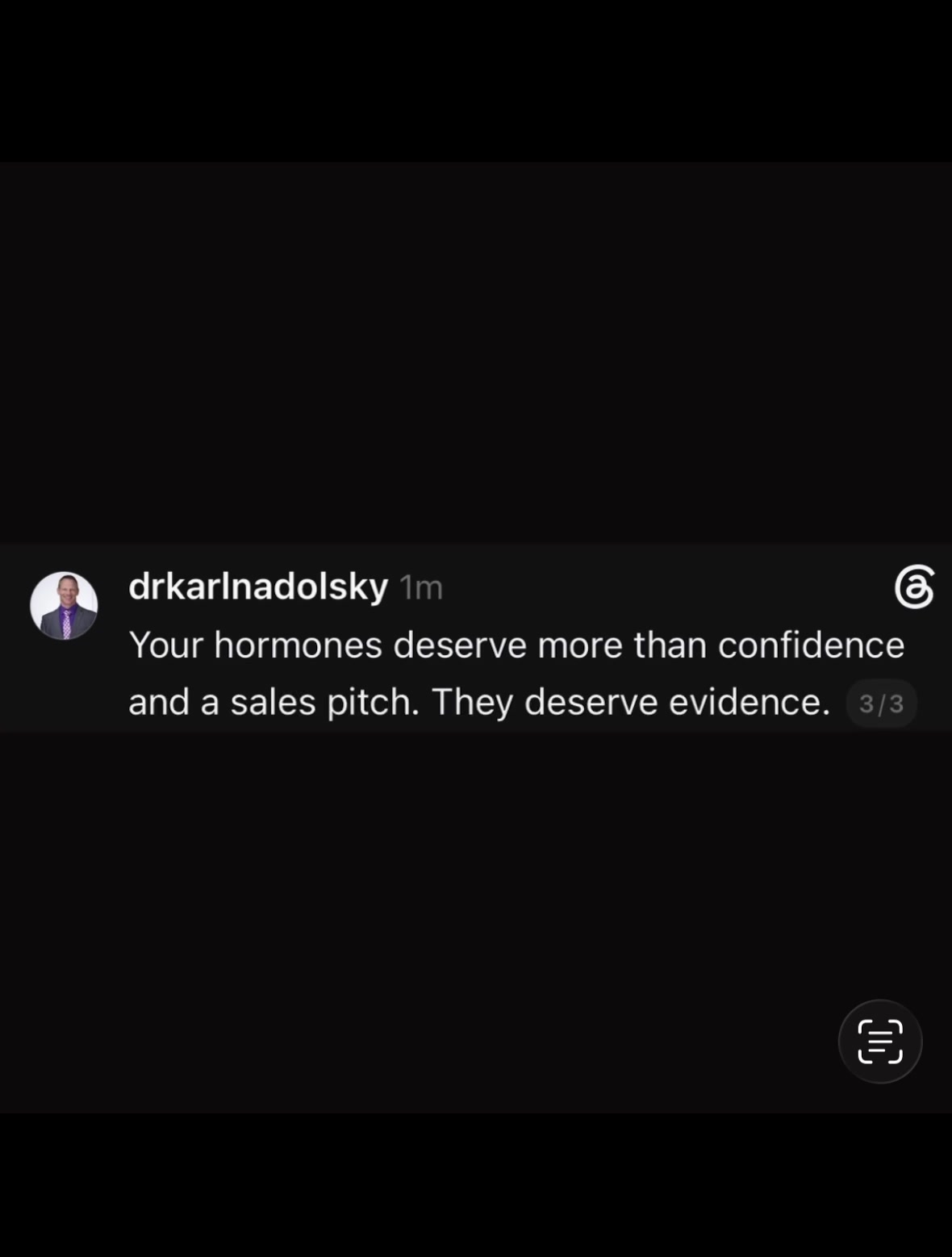 @Dr. Karl Nadolsky