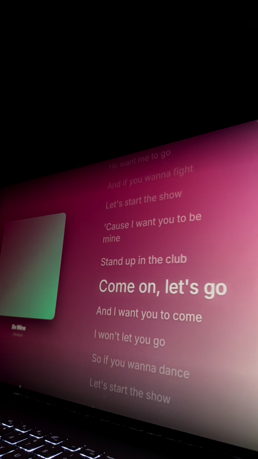 @Song lyrics