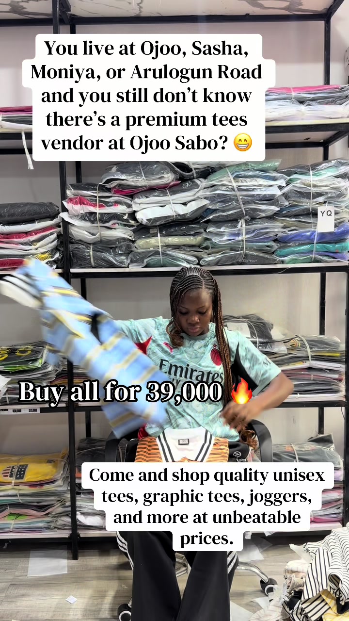 @TEES VENDOR IN IBADAN