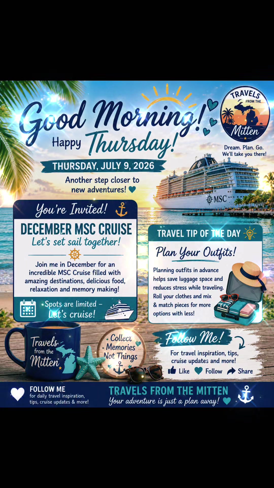 @TravelsFromTheMitten ❌💲🚢