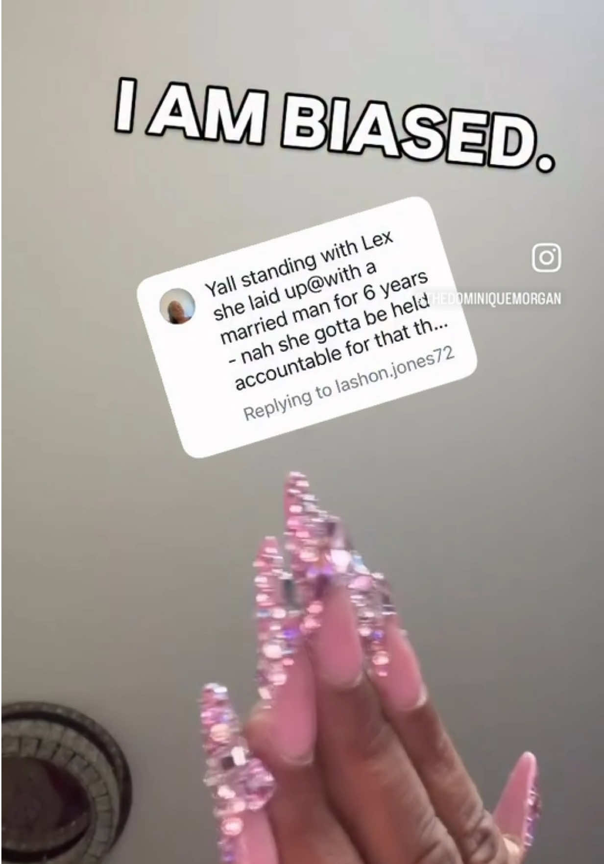 @Dominique Morgan