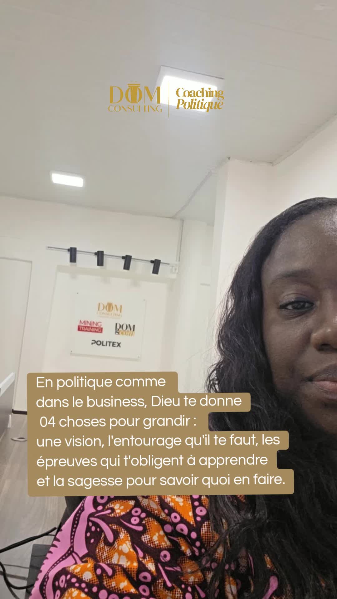 @Domani DORÉ| Coach Politique