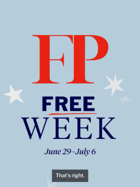 @Foreign Policy Magazine