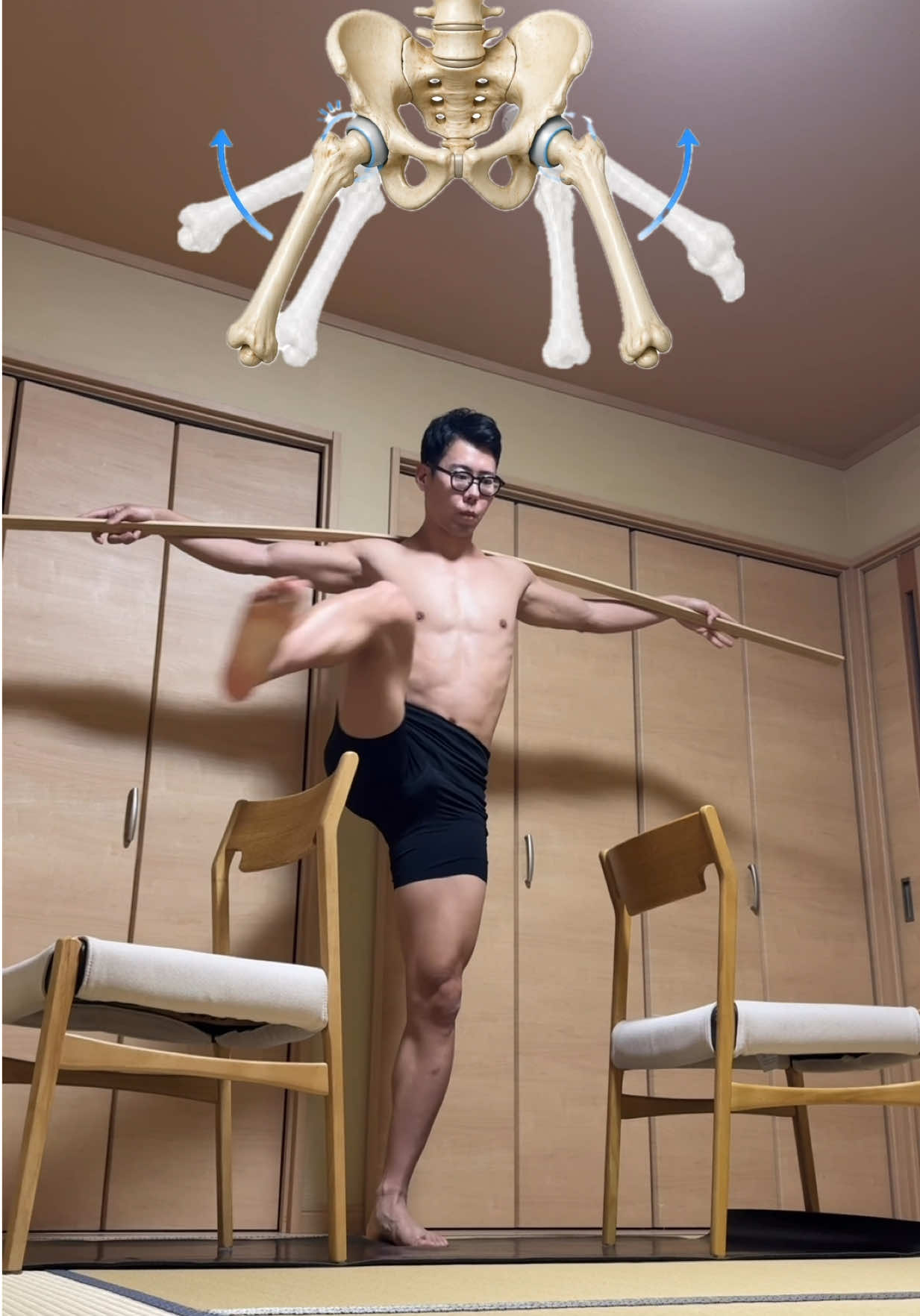 @メガネが落ちないトレーナー