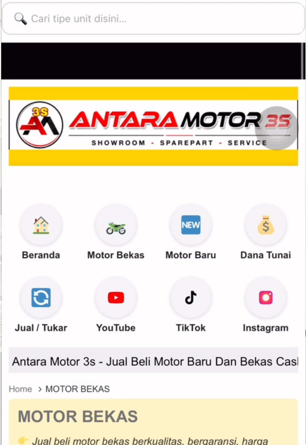 @BENGKEL ANTARA MOTOR