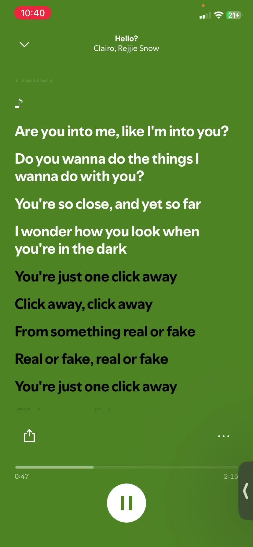 @Song of the dayyyy