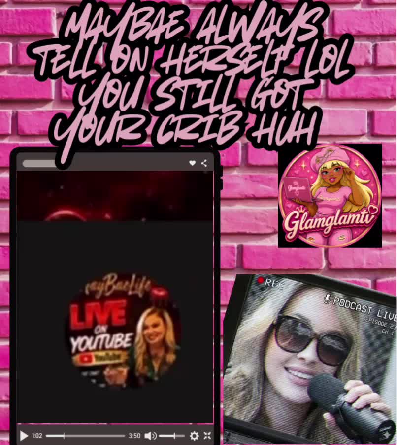 @glamglamtv 🩷🖤🩷🖤