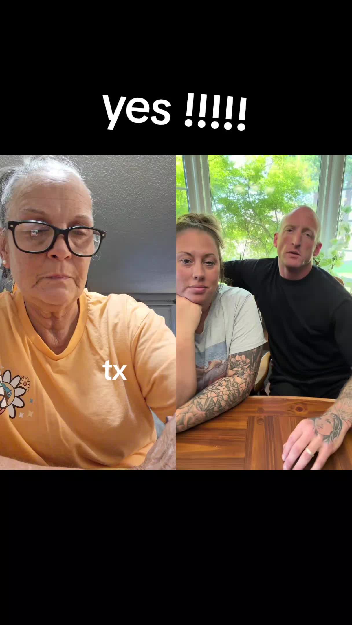 @granny at kitchen table 🎼🎵❌️