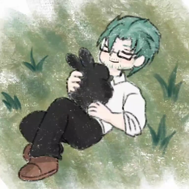 @兔子吃草