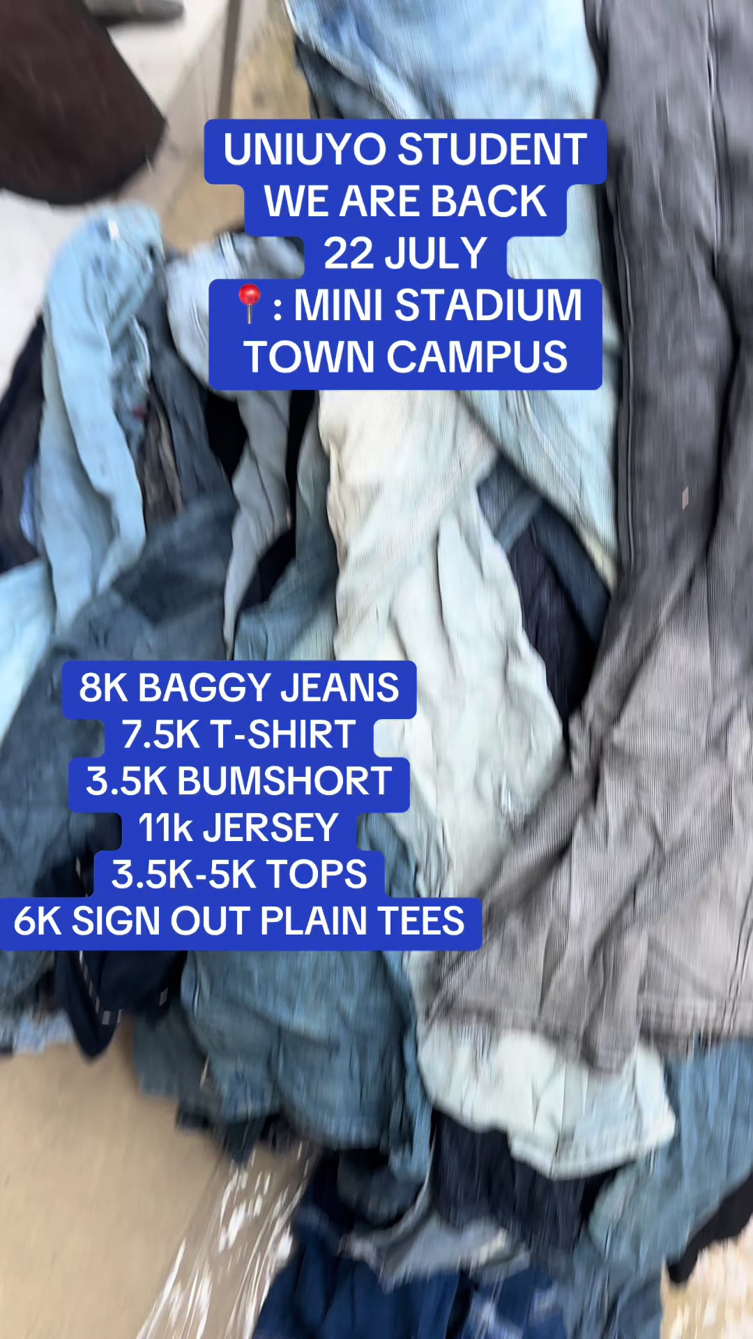 @UYO BAGGY JEANS & TEES VENDOR