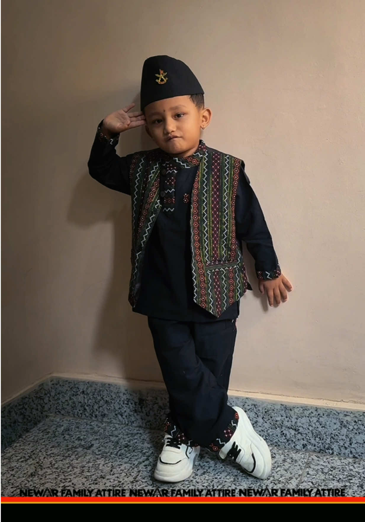 @Newar Family Attire
