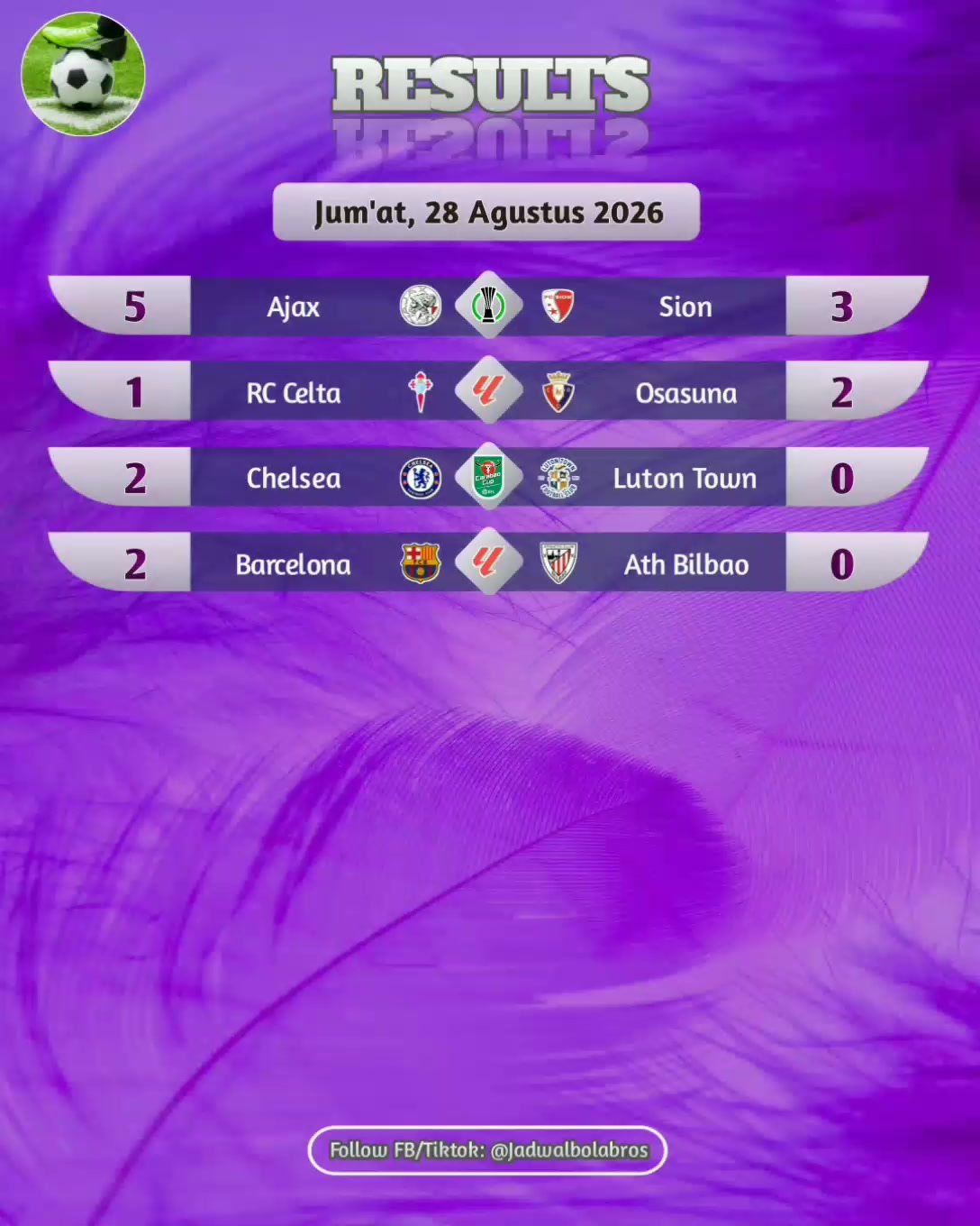 @Jadwal Bola Bros