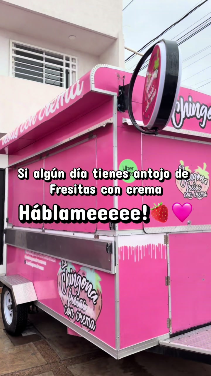@la chingona fresas con crema