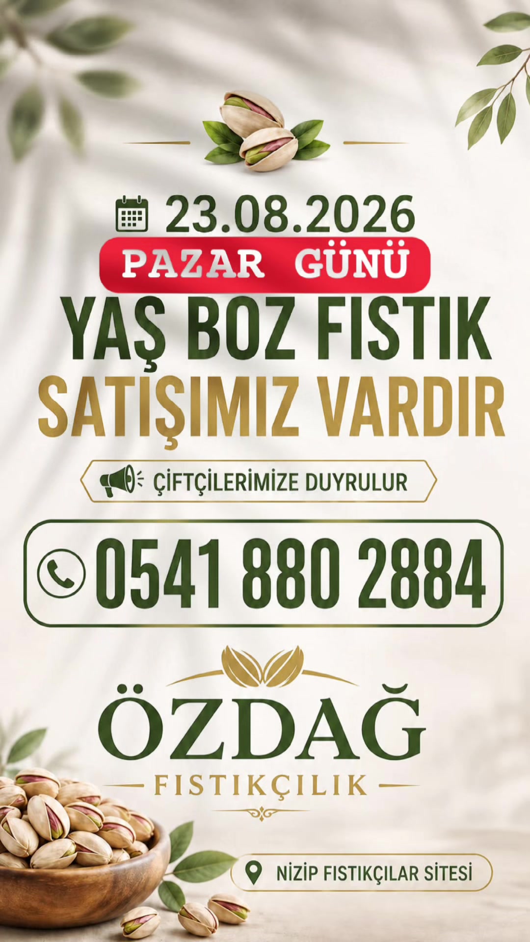 @ÖZDAĞ FISTIKÇILIK