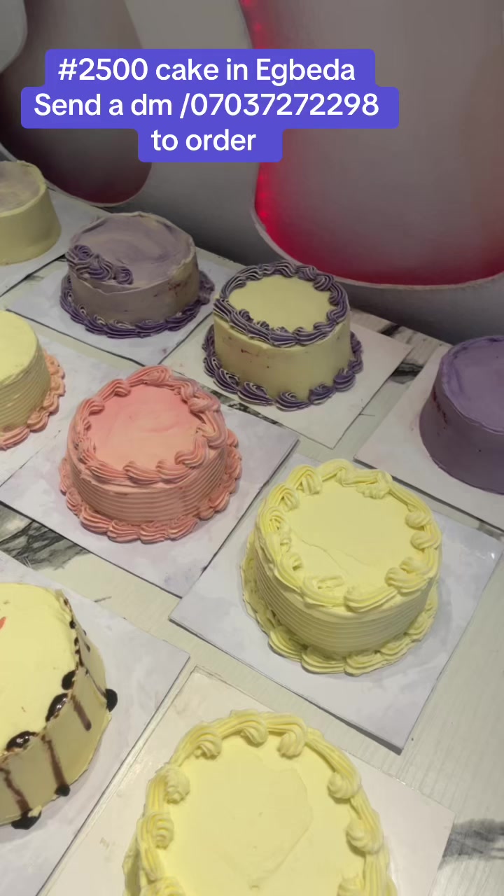 @Cakes In Egbeda/ 2500 cakes