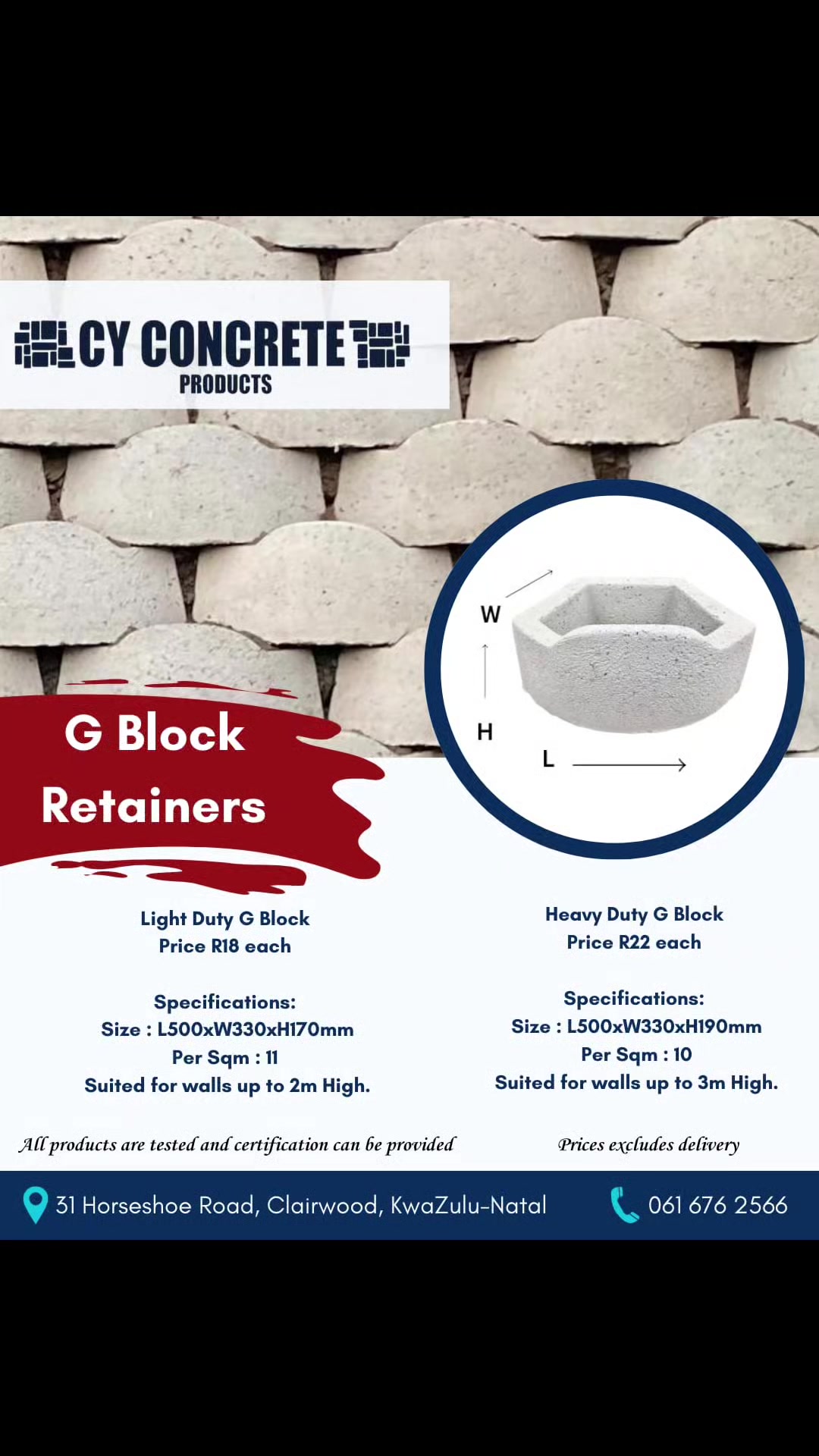@CY CONCRETE PRODUCTS
