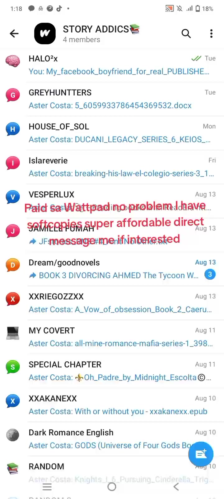 @Wattpad softcopies