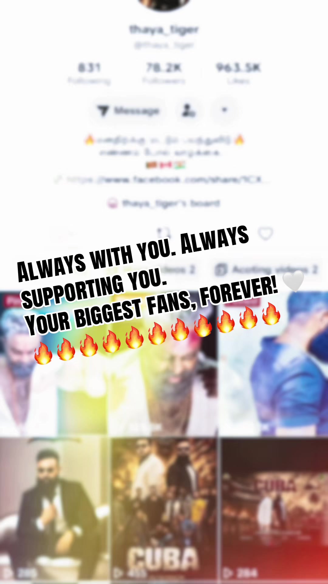 @TIGER-THAYA-OFFICIAL FAN PAGE.