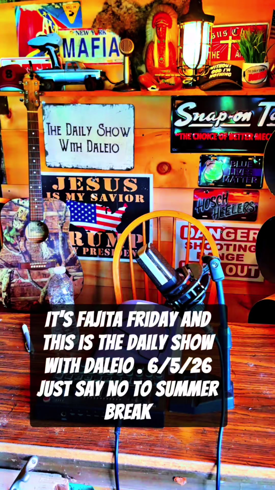 @The daily show with Daleio