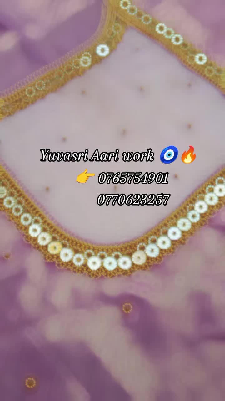 @Yuvasri Aari Work