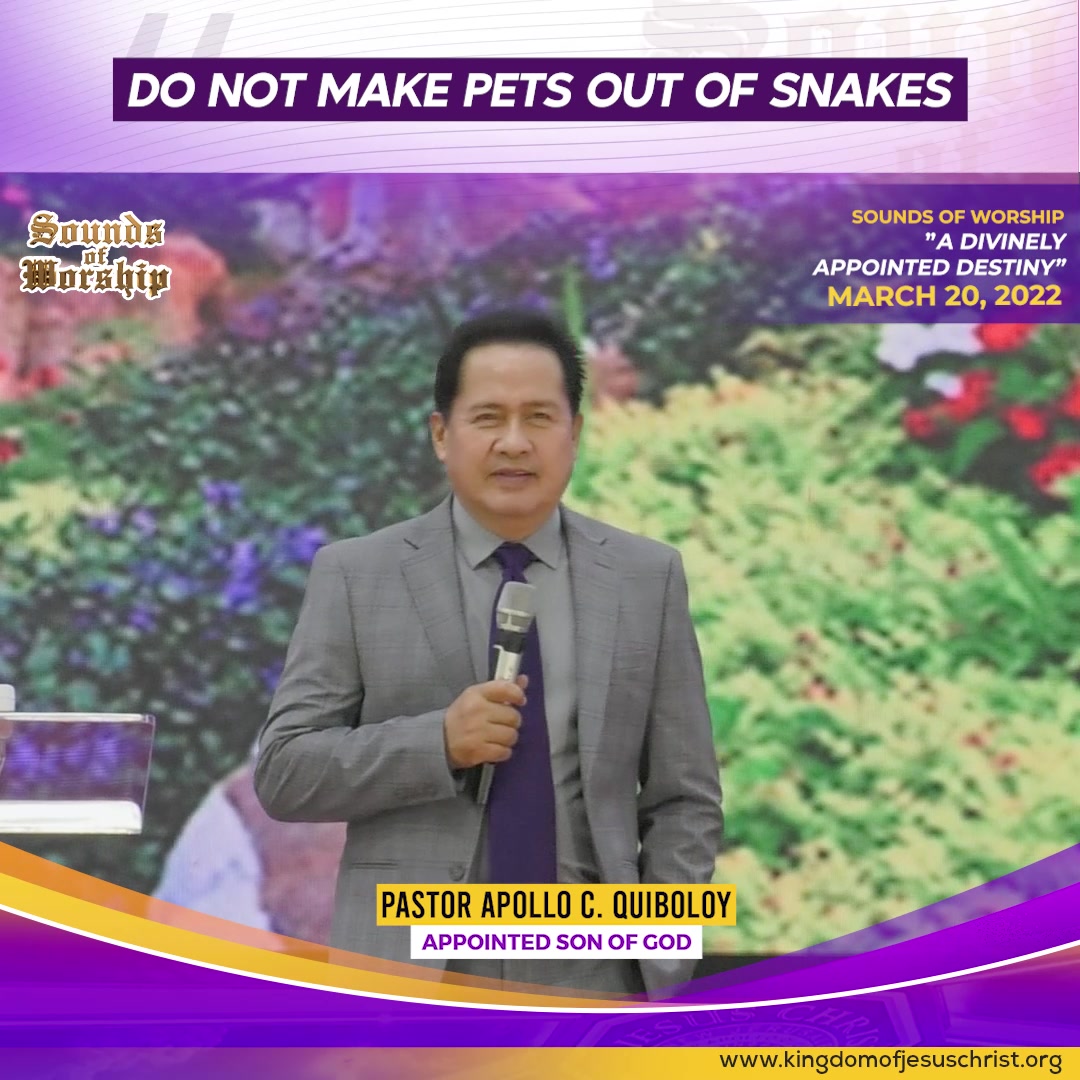 @Pastor Apollo C. Quiboloy