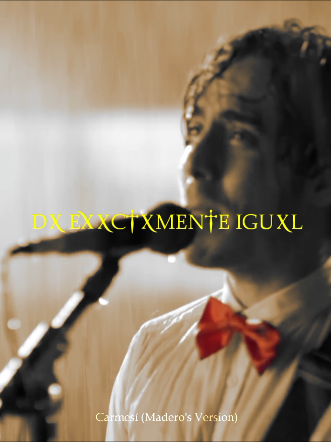 @Carmes&iacute; (Madero's versi&oacute;n)🖤🥀