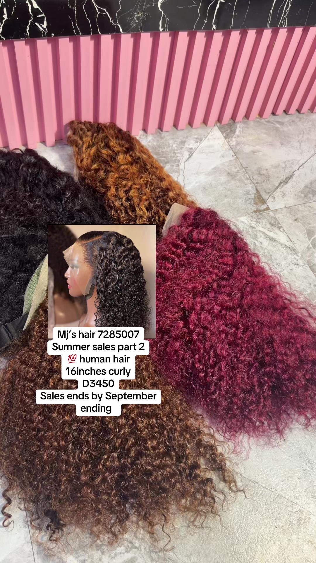 @Mj&rsquo;s hair
