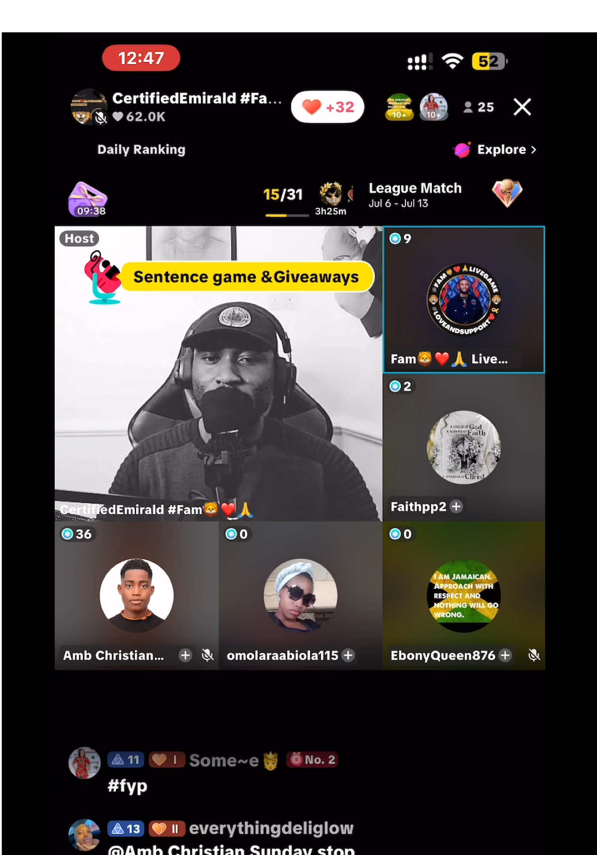 @Fam🦁❤️🙏 Live Games