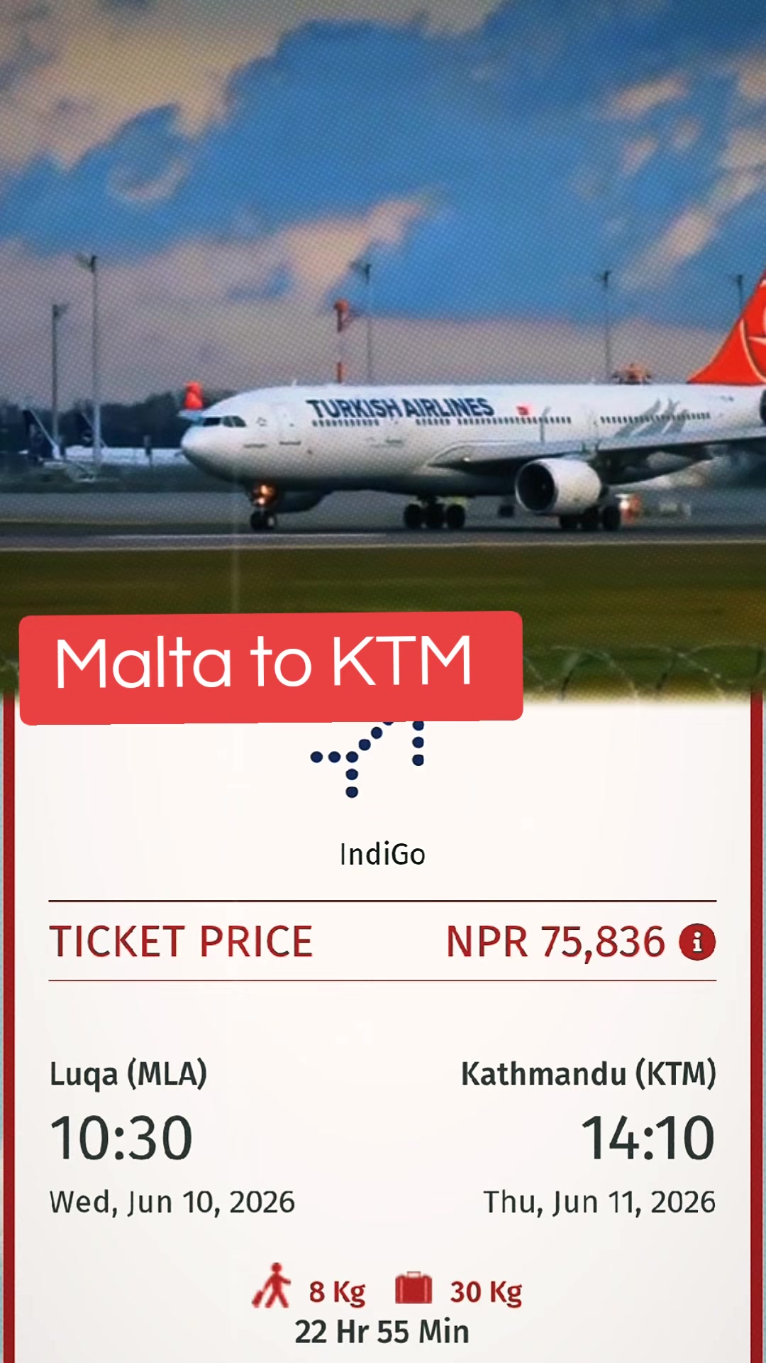 @Sasto Flight Ticket✈️