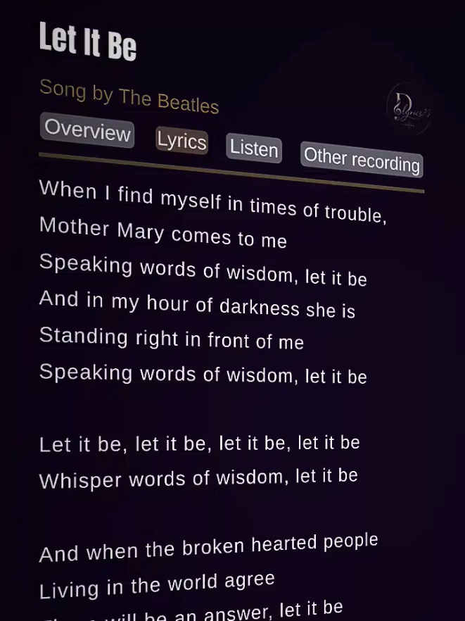 @D'lyrics