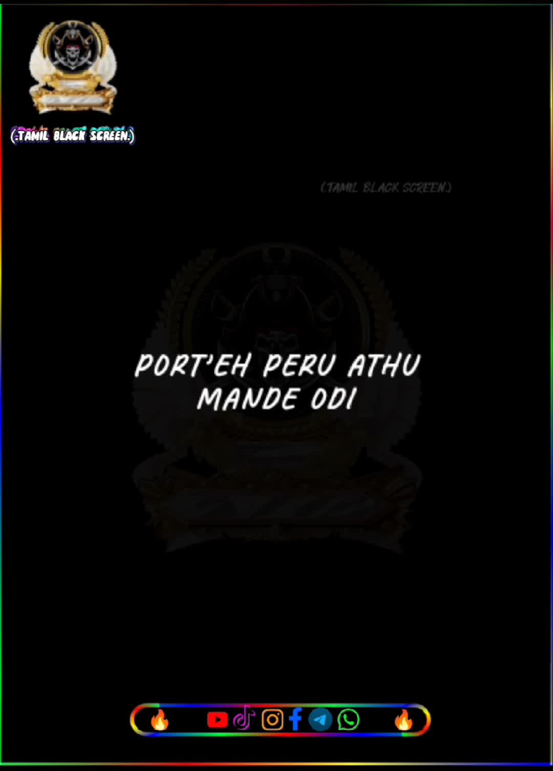 @๐ฅ๐ฒ๐พTAMIL BLACK SCREEN๐ฎ๐ณ๐ฅ