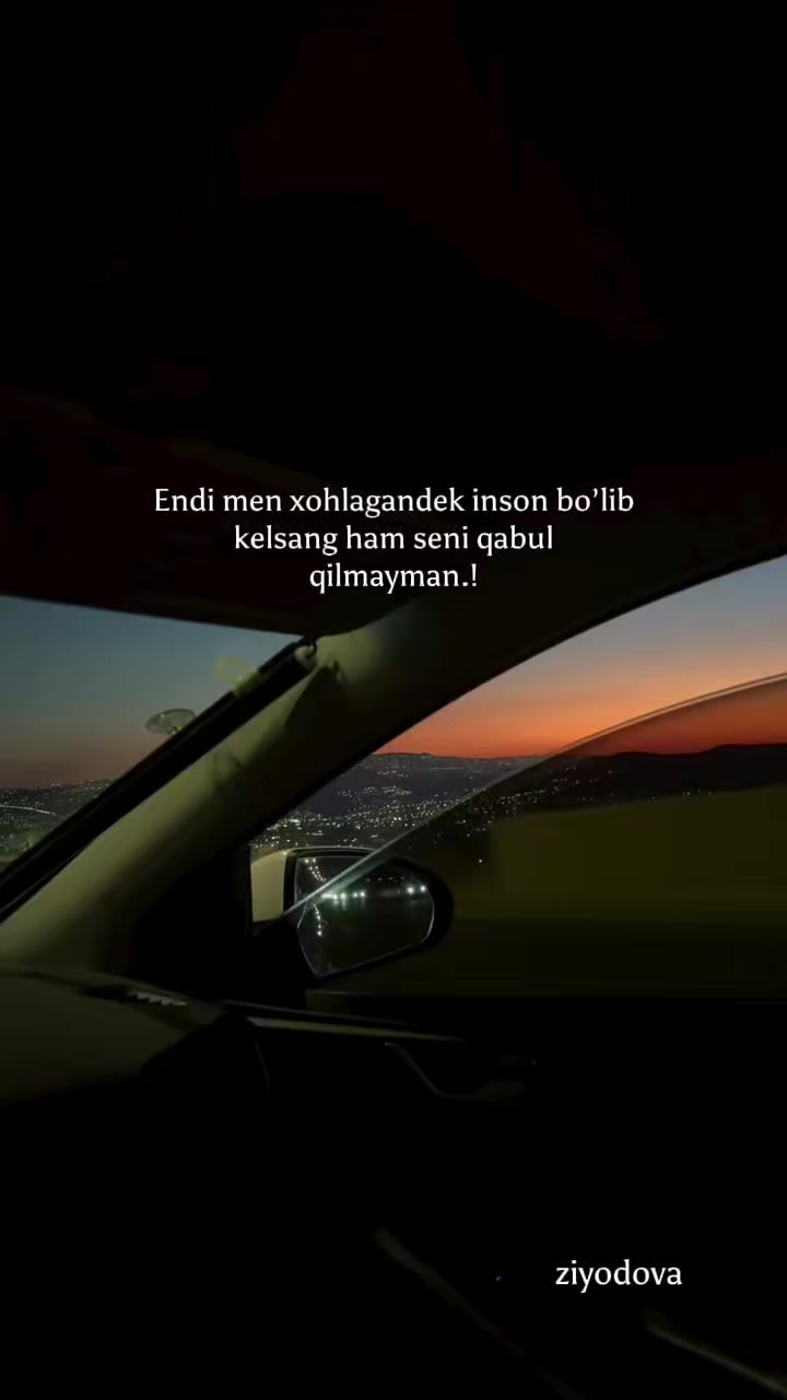 @Ziyodova