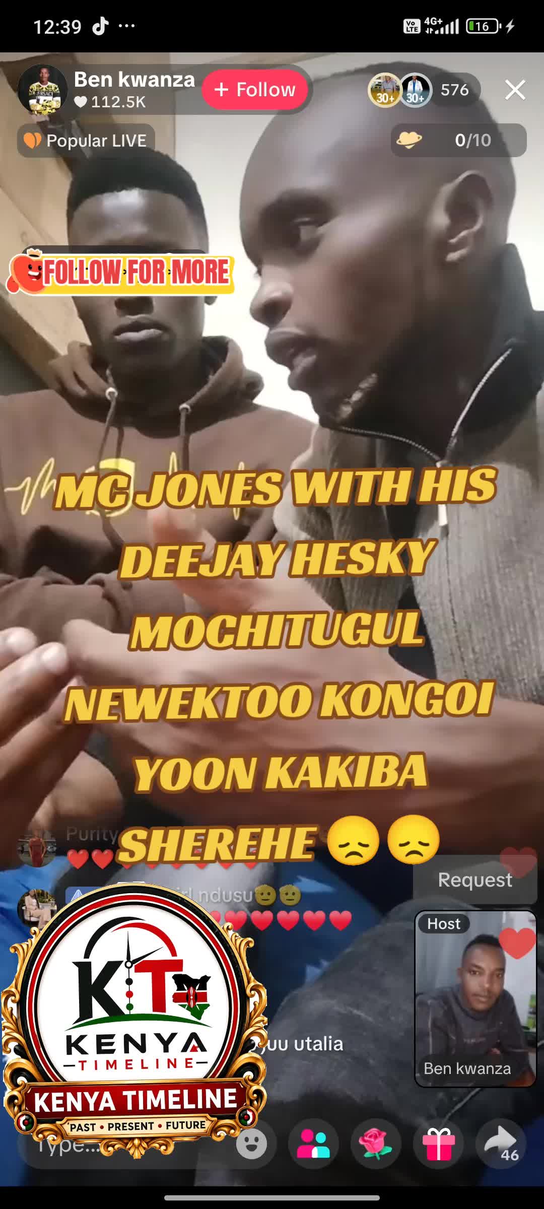 @Kenya timeline