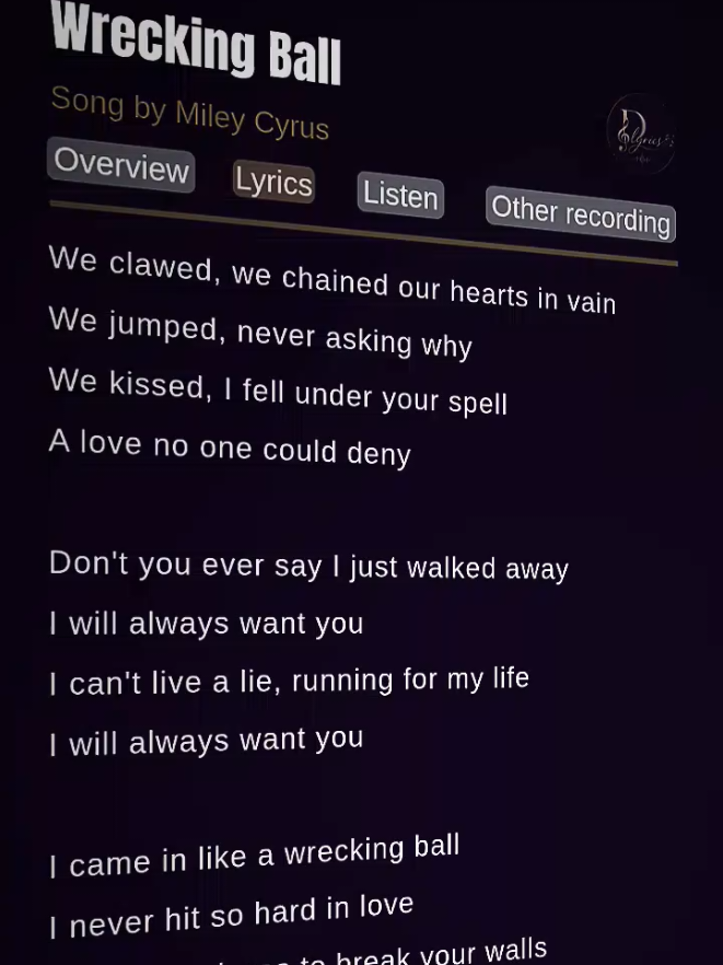 @D'lyrics