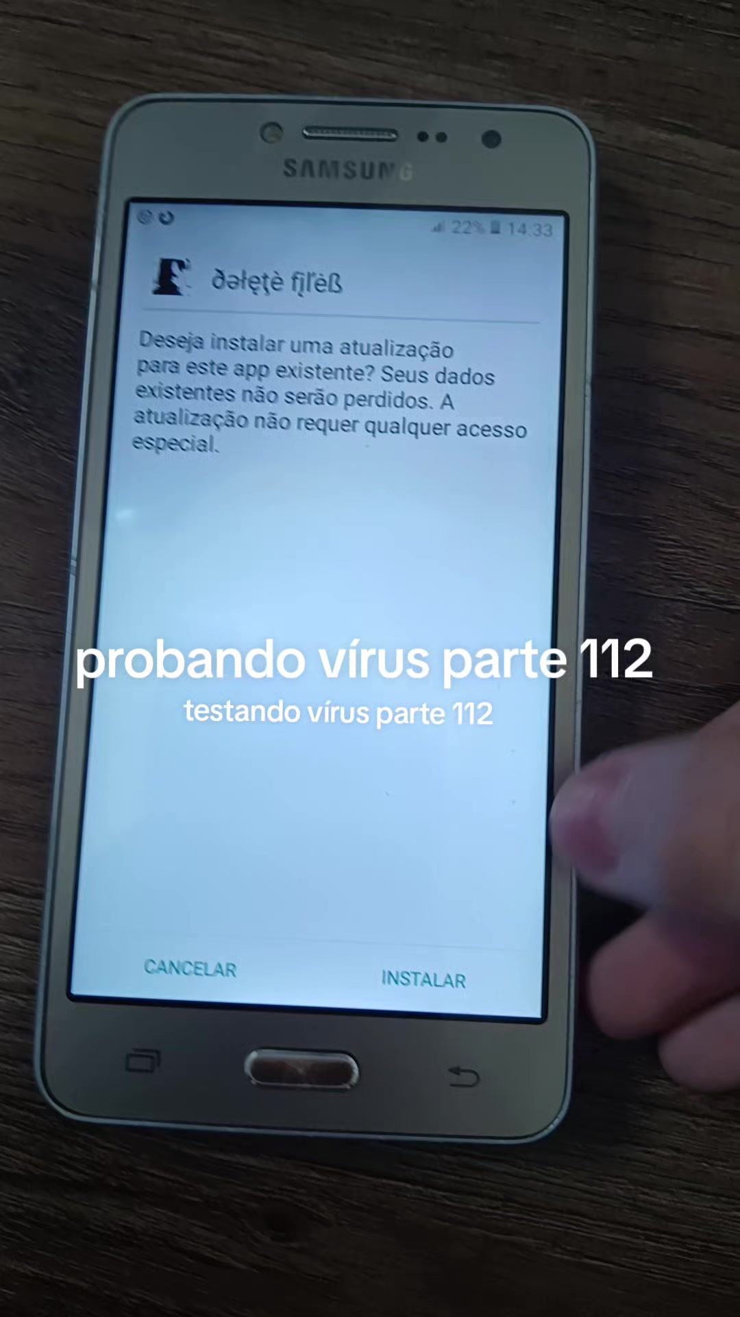 @testador de v&iacute;rus